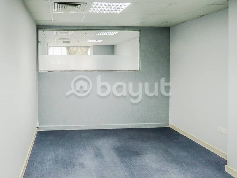 5 ONLY 75AED/sq ft FITTED OFFICE NEXT TO SHARAF DG METRO STATION