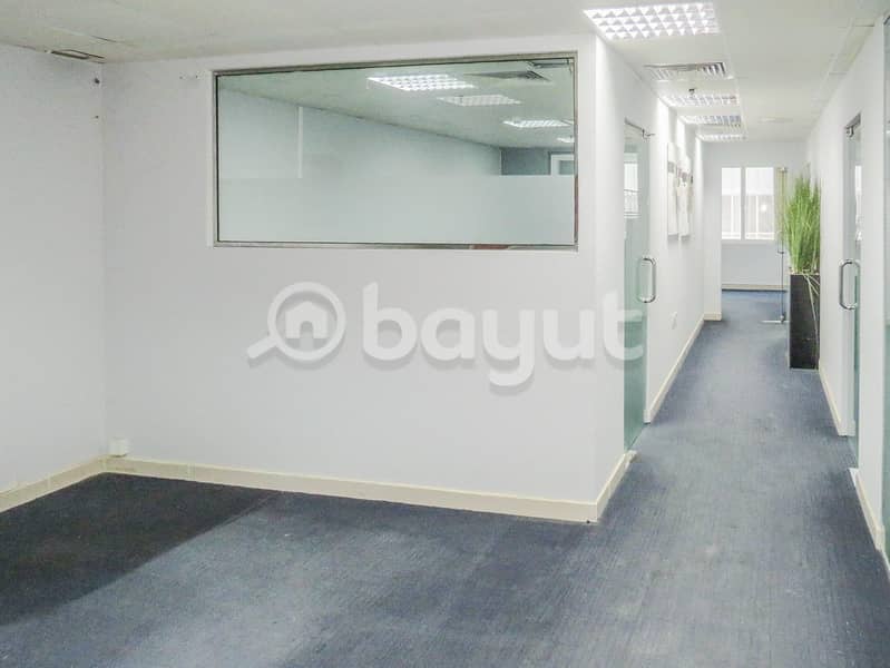 6 ONLY 75AED/sq ft FITTED OFFICE NEXT TO SHARAF DG METRO STATION