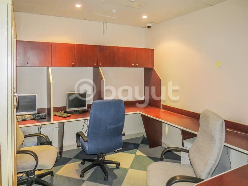 2 ONLY 75AED/sq ft FITTED OFFICE NEXT TO MALL OF EMIRATES