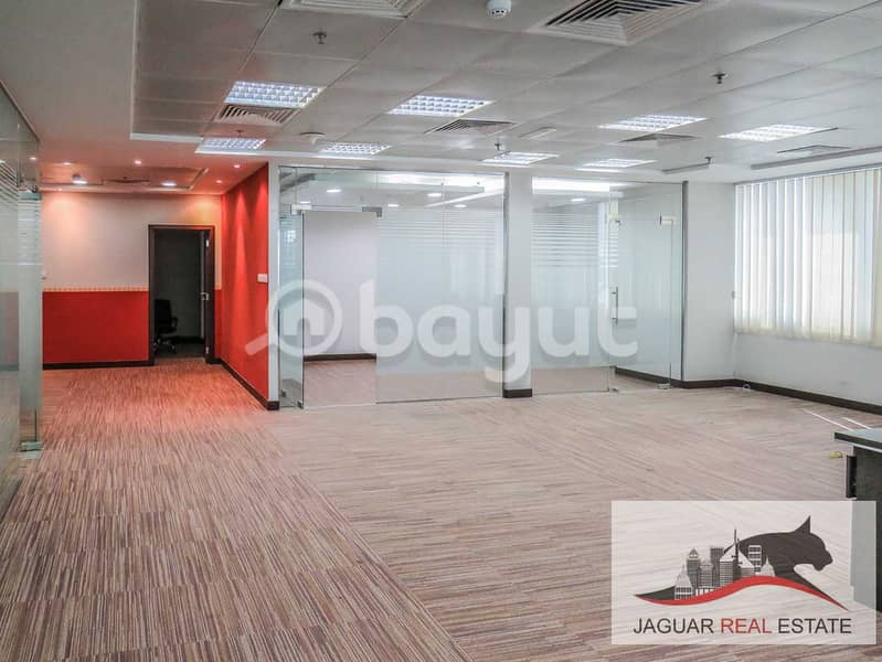 10 OFFICE NEAR EASY ACCESS TO SHARAF DG METRO