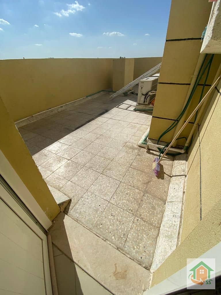 Terrace with 2 Bed Rooms Majlis with Big Kitchen at Al Shawamekh