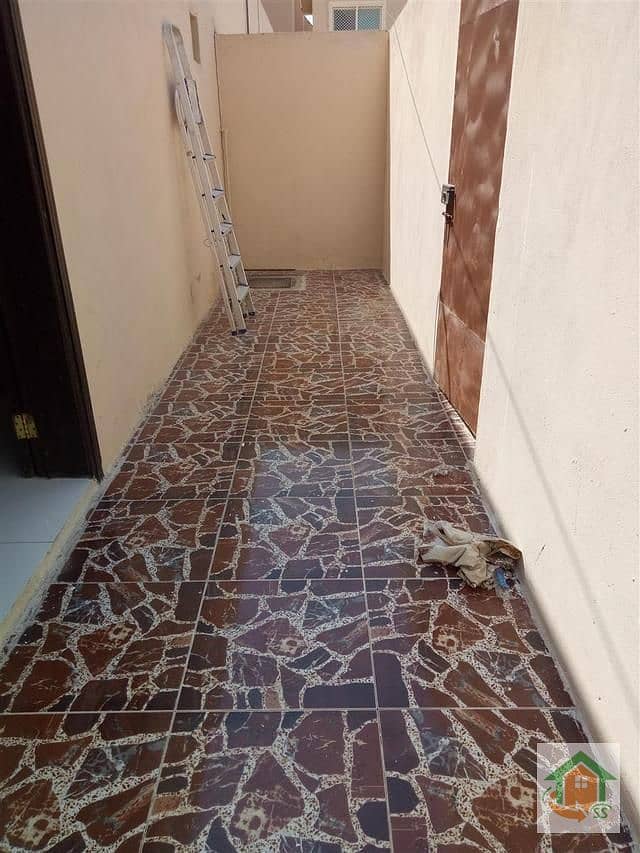 Separate Entrance 1 Bedroom With Hall  With Two Bathrooms in Al Shamkha City