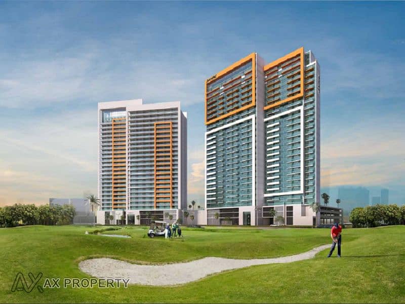 Golf Course View | 1 Bedroom with Balcony For Sale in Damac Hills