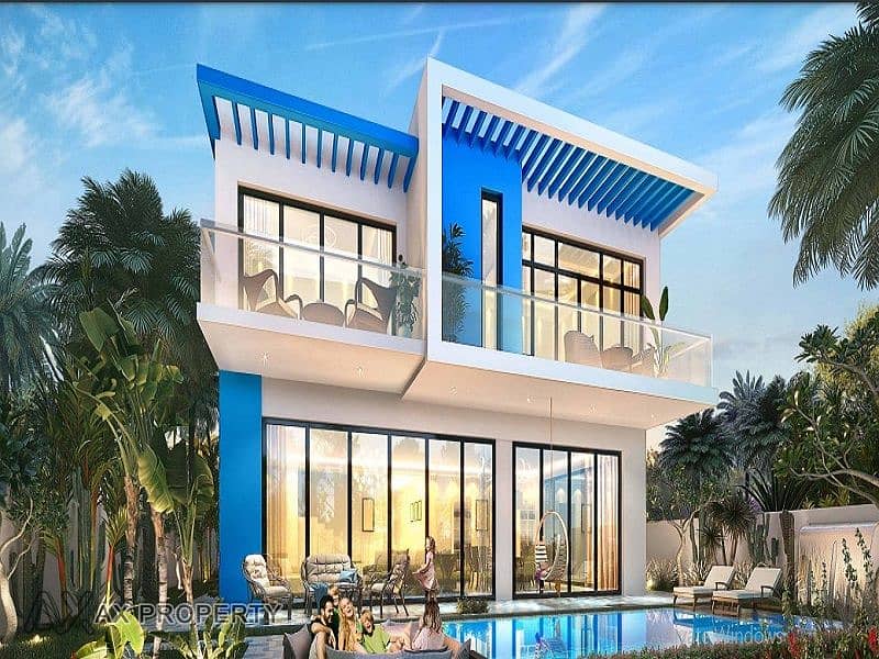 位于大马士革湖住宅，尼斯别墅 3 卧室的别墅 1600000 AED - 5477358