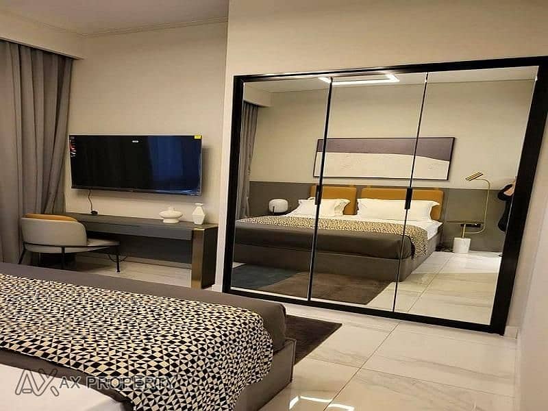 Hot Offer | 2 Fully Furnished Bedroom with 2 Balconies with Canal and Burj View for Rent in MAG318