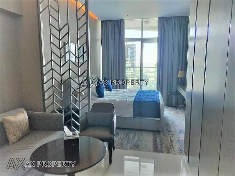 Beautiful layout studio with Balcony | Canal view | Ready to move