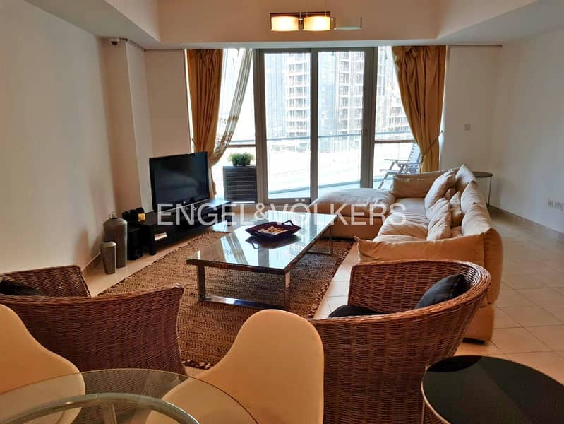 Furnished | Vacant | Marina View | Maids room Furnished | Vacant | Marina View | Maids room