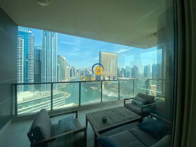 2 Bedroom Flat for Sale in Dubai Marina, Dubai - Furnished , Fully Upgraded , Full Marina Views