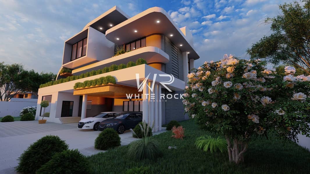 Corner 8BR Villa | luxury | Shakhbout City