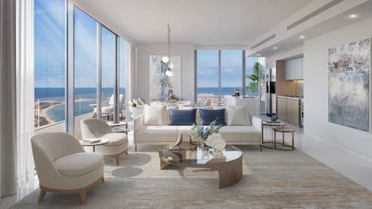 3 Bedroom Townhouse for Sale in Dubai Harbour, Dubai - Duplex I Sea View I Beachfront Living