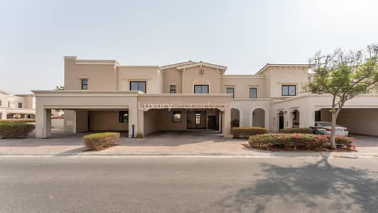 3 Bedroom Villa for Rent in Reem, Dubai - Fully Furnished | Single Row | Desert View