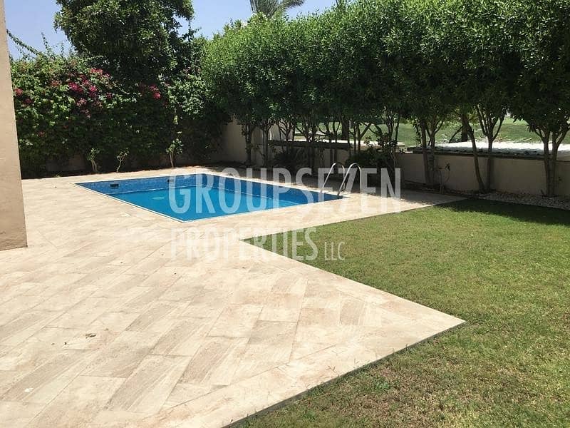 Amazing 4 BR Villas with swimming pool with golf view  in Dubai Al Garhoud