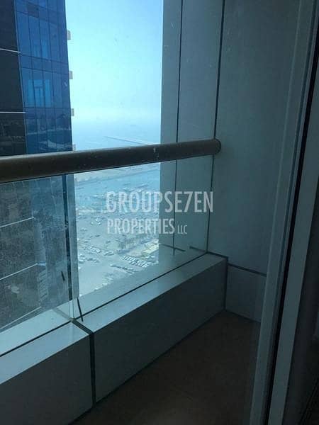 Partial sea view 1bdr for rent in Elite Tower Dubai Marina