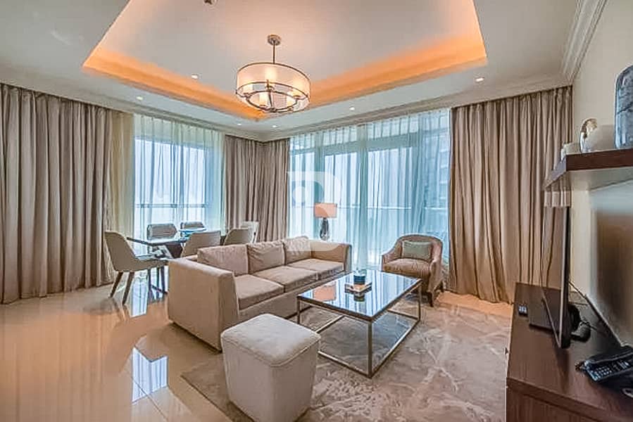 位于迪拜市中心，谦恭公寓喷泉景观综合体 2 卧室的酒店式公寓 410000 AED - 8187186