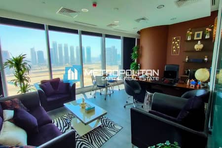 Office for Sale in Al Reem Island, Abu Dhabi - Fitted Office Space | Captivating Sea View