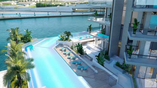 شقة 3 غرف نوم للبيع في الخليج التجاري، دبي - UOM_Pool Area 2. jpg