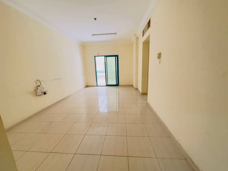 BIG OFFER // NICE 2 BEDROOM HALL WITH BALCONY ONLY 29K IN 6 CHQS IN AL QASIMIA