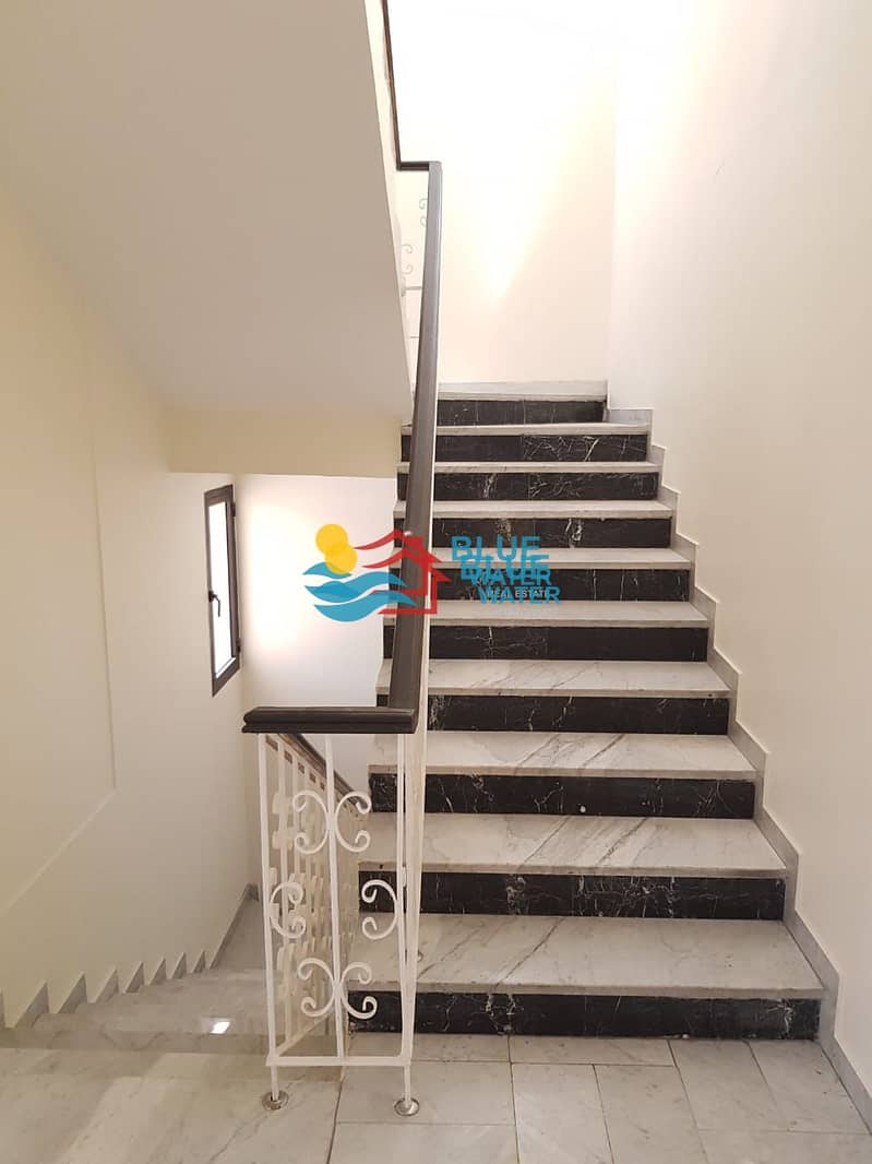 12 3 BR Villa/House for Rent at Corniche with separate entrance and parking garage
