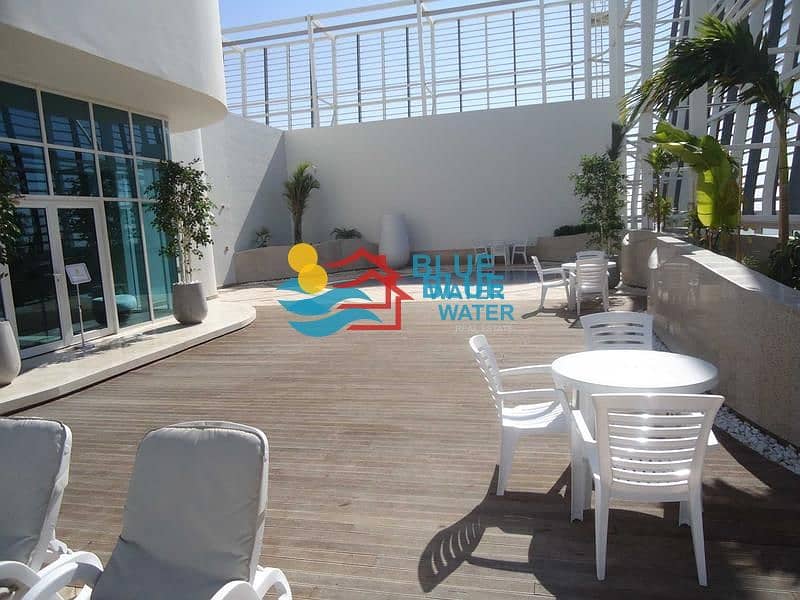 13 Fully Sea View 1 M/BR With Balcony Facilities on Corniche.