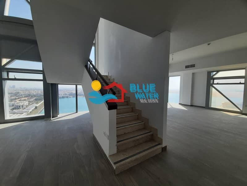 14 Duplex Penthouse 4BR With Amazing View In Al Bateen