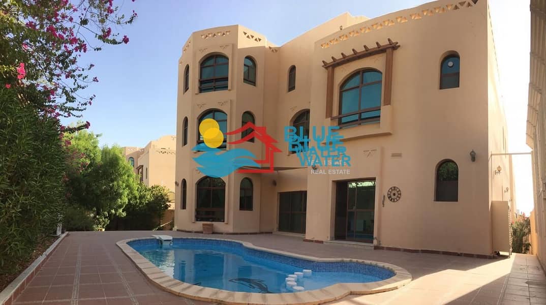 Compound Villa 6 Bed With Private Pool And Garden In Khalifa City A