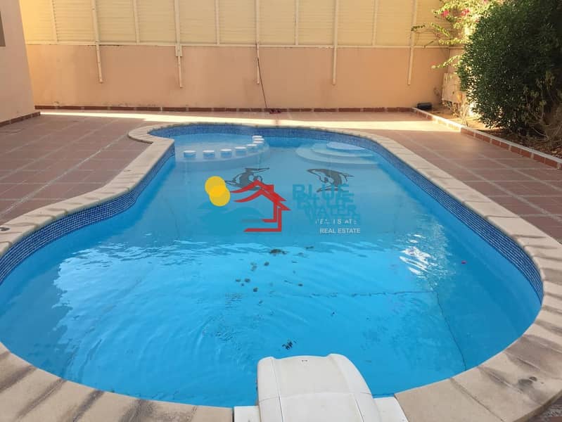 17 Compound Villa 6 Bed With Private Pool And Garden In Khalifa City A