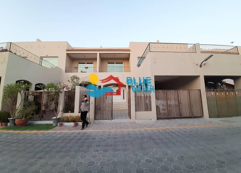 18 Shared Pool Gym 3 Master Bed Villa In Khalifa City A