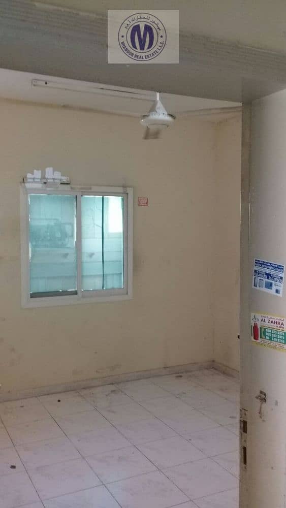 14 Labour Rooms for Rent in New Industrial Area in 1400 Aed per month