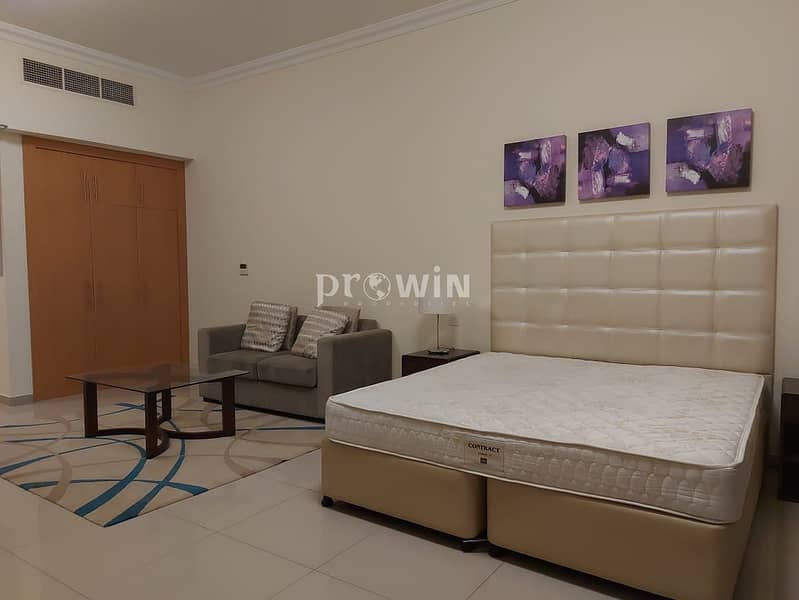 7 Fully Furnished Studio Apt |Well maintained |2 chqs  !!!