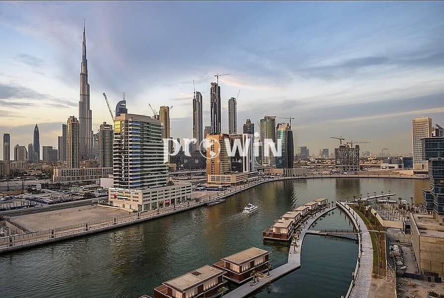 1BHK CLOSED KITCHEN | Canal Front Building | Burj Khalifa & Water View | High ROI |  | Short Term Allowed | READY !!!!