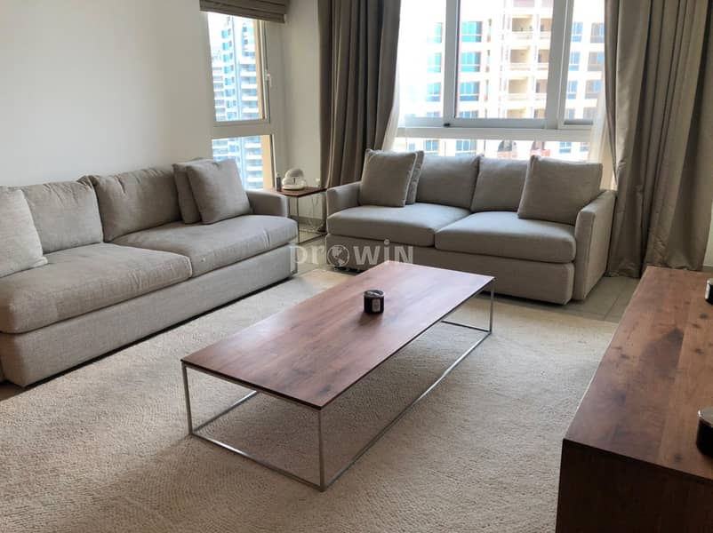 16 Fully Furnished 2 Br APt  With Maids Room| Stunning View of Dubai Eye| With Huge Terrace  !!!