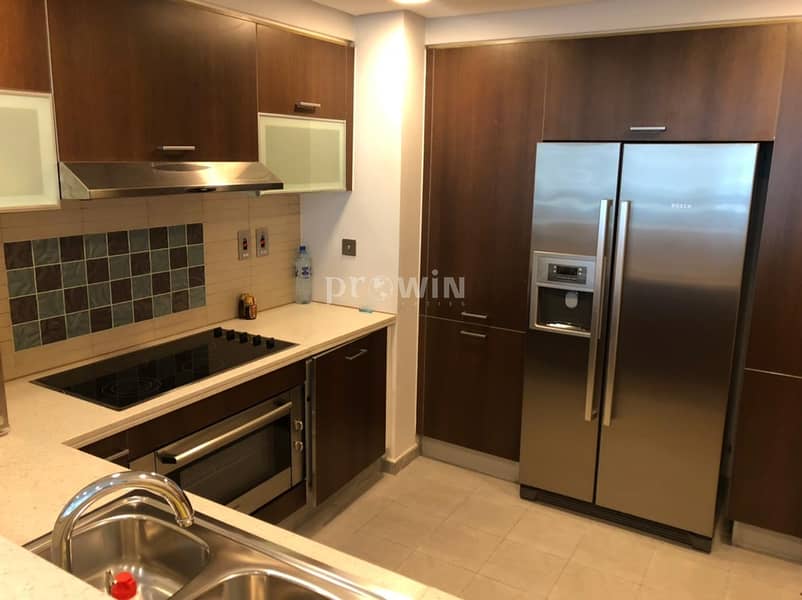 18 Fully Furnished 2 Br APt  With Maids Room| Stunning View of Dubai Eye| With Huge Terrace  !!!