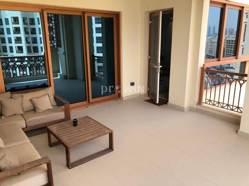 21 Fully Furnished 2 Br APt  With Maids Room| Stunning View of Dubai Eye| With Huge Terrace  !!!