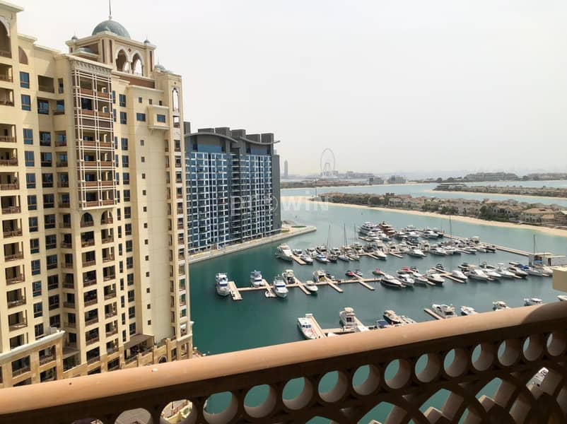22 Fully Furnished 2 Br APt  With Maids Room| Stunning View of Dubai Eye| With Huge Terrace  !!!