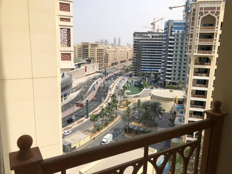 23 Fully Furnished 2 Br APt  With Maids Room| Stunning View of Dubai Eye| With Huge Terrace  !!!
