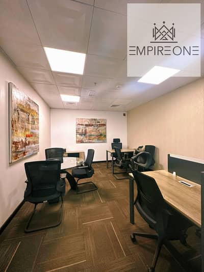 مکتب  للايجار في الخليج التجاري، دبي - Internal office option