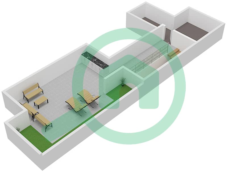海上住宅社区 - 4 卧室别墅类型F02戶型图 interactive3D