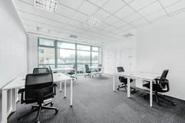 Move into ready-to-use open plan office space for 10 persons in Sharjah, Sahara Healthcare City