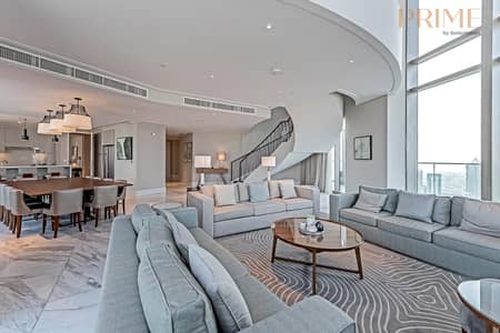 5 Bedroom Penthouse for Sale in Downtown Dubai, Dubai - Furnished| Luxury Duplex Penthouse| 5BR + M