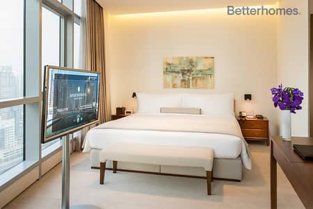 1 Bedroom Apartment for Rent in Dubai Marina, Dubai - Partial marina View |Serviced|Bills Inclusive