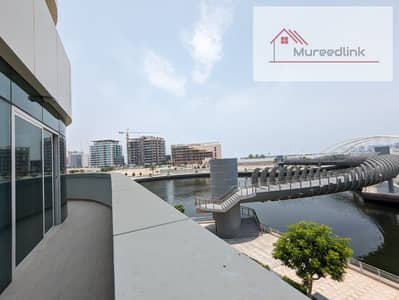 Canal View 1BR With Laundry Space| 2 Balcony | Pool + Gym