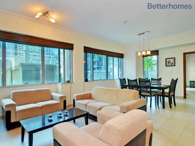 1 Bedroom Apartment for Rent in Dubai Marina, Dubai - Fully Furnished | 1905 sq. ft | Large Terrace | Low floor