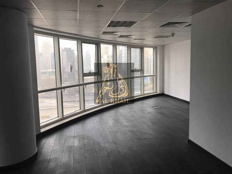 Fitted Full lake view office for rent in GoldCrest Executive
