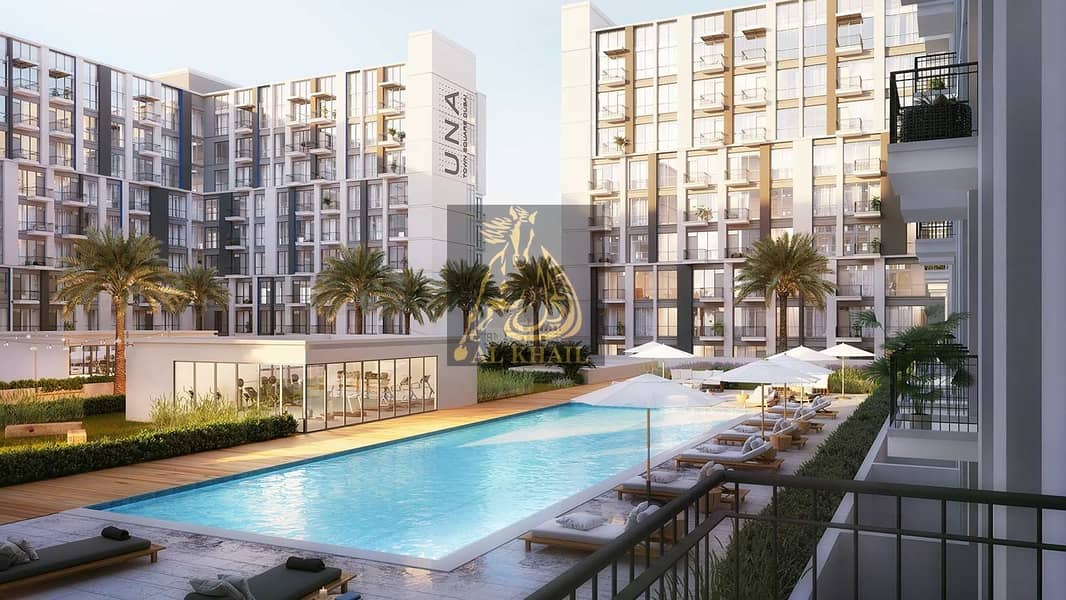 Amazing 1 BR Apartment for sale in Town Square Dubai | 50/50 Payment Plan | Stunning Community Views
