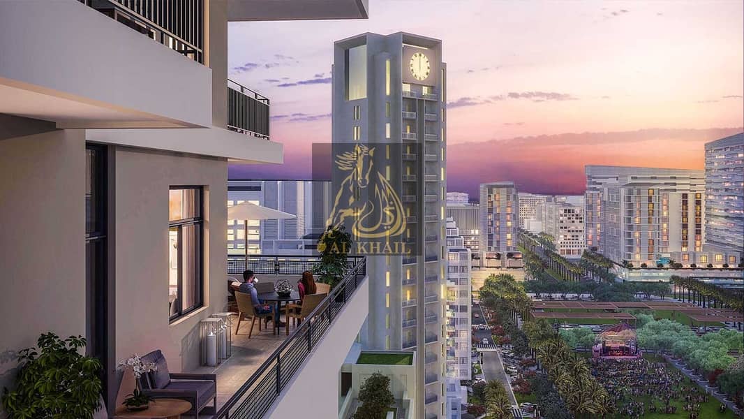 Superb Studio Apartment for sale in Town Square Dubai | 50/50 Payment Plan | Stunning Community Views