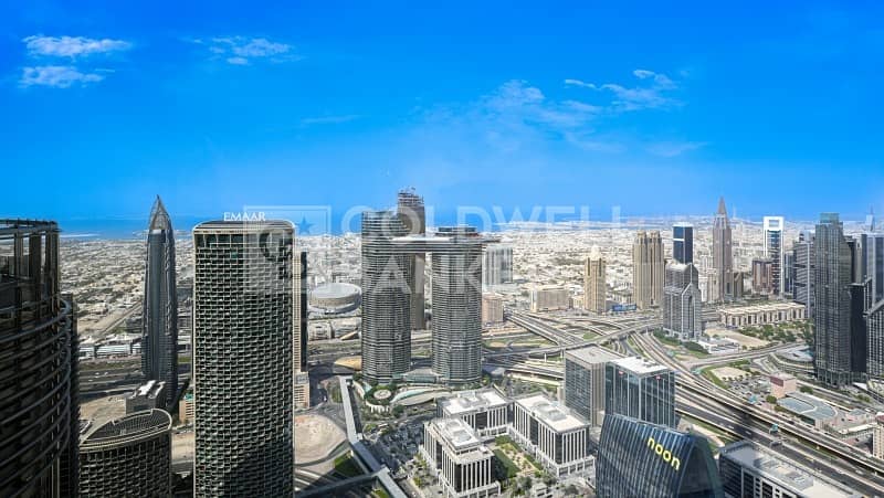 High Floor| Full Skyline and sea View|Burj Khalifa High Floor| Full Skyline and sea View|Burj Khalifa