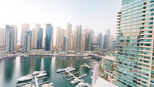 1 Bedroom Apartment for Rent in Dubai Marina, Dubai - FURNISHED | MARINA SEA VIEW | READY TO MOVE.
