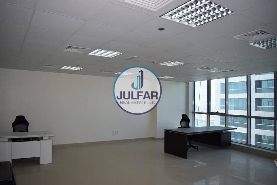 High Floor Sea View Office For Rent In Julphar Tower. High Floor Sea View Office For Rent In Julphar Tower.