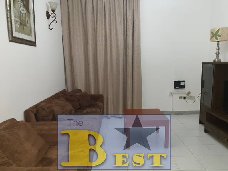 1 BEDROOM SEMI FURNISHED CENTRAL AC ,, C/GAS  ,ON ELECTRA ROAD FOR RENT 47000/=