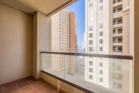 1 Bedroom Apartment for Rent in Jumeirah Beach Residence (JBR), Dubai - Unfurnished | Large | High Floor | Community View